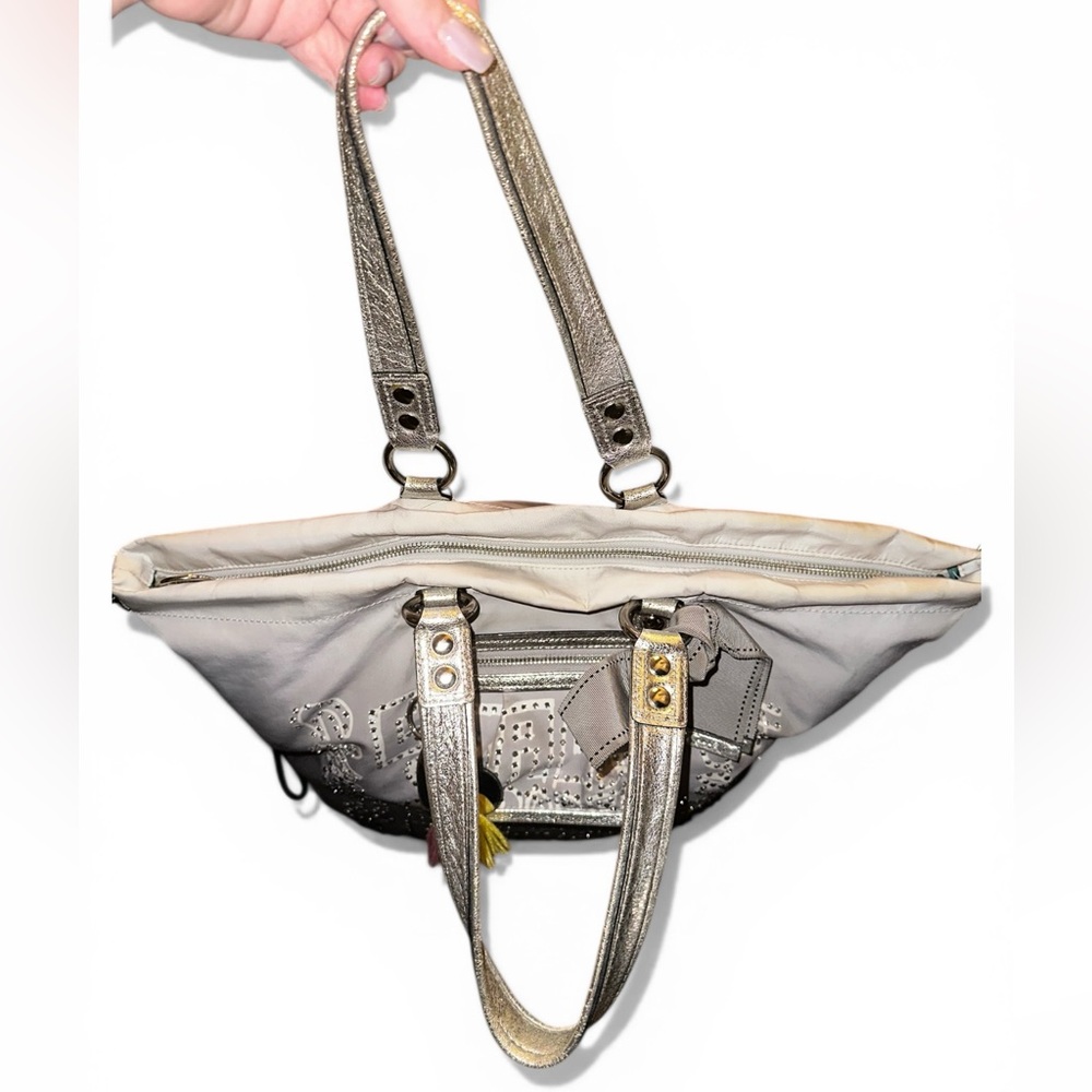 Coach Poppy Ombre Storypatch Spotlight Rhinestone Tote Bag - Picture 9 of 14